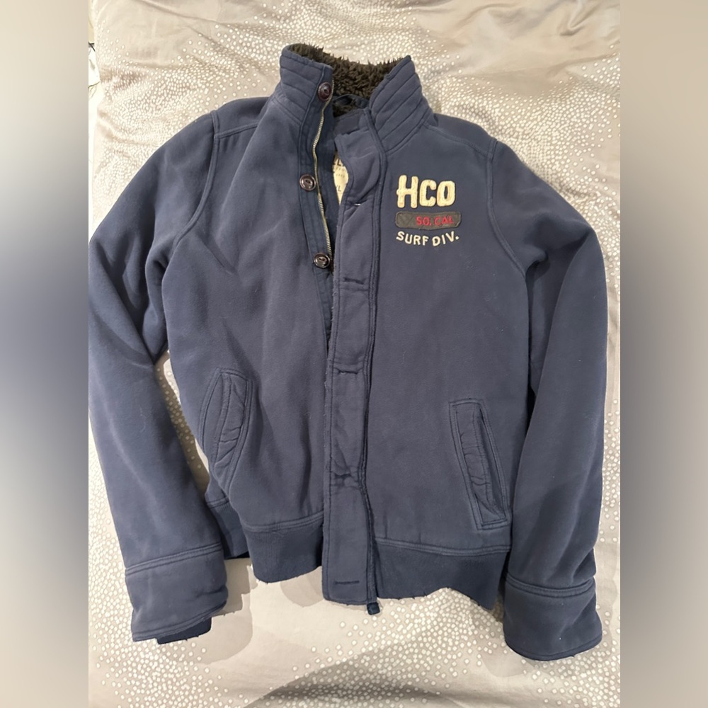 Hollister Mens fur coat